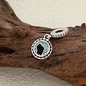 Pandora Michigan Up North WJ S925 Silver Dangle Charm